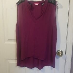 NOT FOREVER: LARGE PINK BLOUSE
